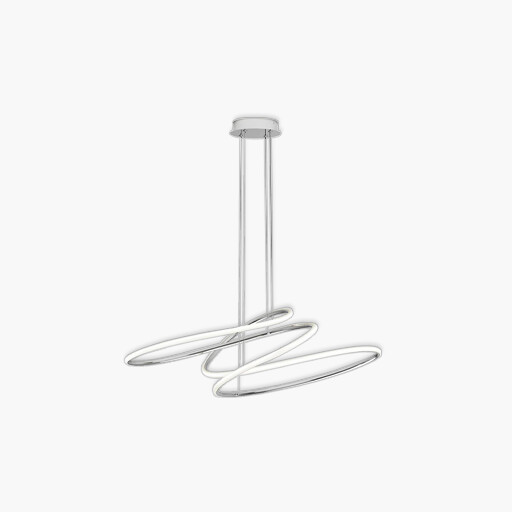 Artika Swirl Butterfly LED Integrated Pendant Chrome