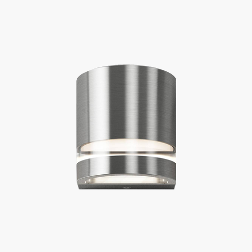 Artika Valor Round LED Indoor and Outdoor Wall Light Stainless