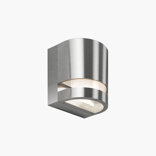 Artika Valor Round LED Indoor and Outdoor Wall Light Stainless