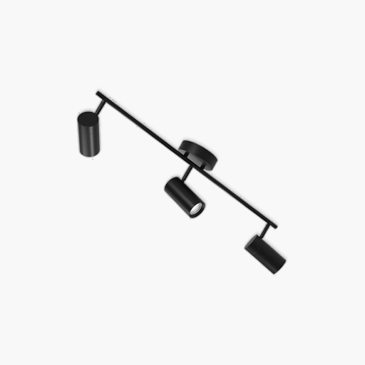 Artika Alpha 3-Light LED Track Light Black