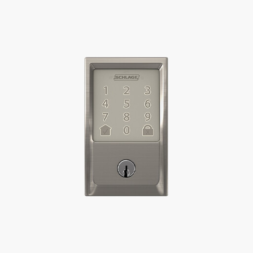 Schlage BE489WBC CEN 619 Encode Smart Wi-Fi Deadbolt Nickel