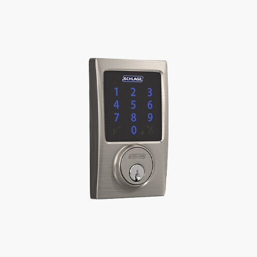 Schlage BE469ZP CEN 626 Connect Smart Deadbolt With Alarm