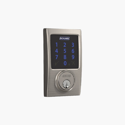 Schlage BE469ZP CEN 626 Connect Smart Deadbolt With Alarm
