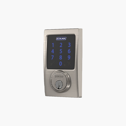 Schlage BE469ZP CEN 626 Connect Smart Deadbolt With Alarm