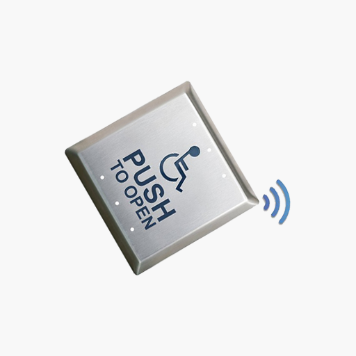 Camden CM 45K-4 41-2 Inch Square Push Plate Switch Blue