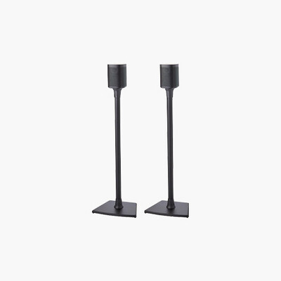 Sanus WSS22 34" Wireless Speaker Stands for Sonos One, Black
