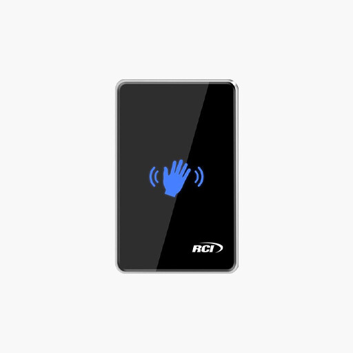 RCI 910TC Touchless Wave to Open Switch with Waving Hand Black