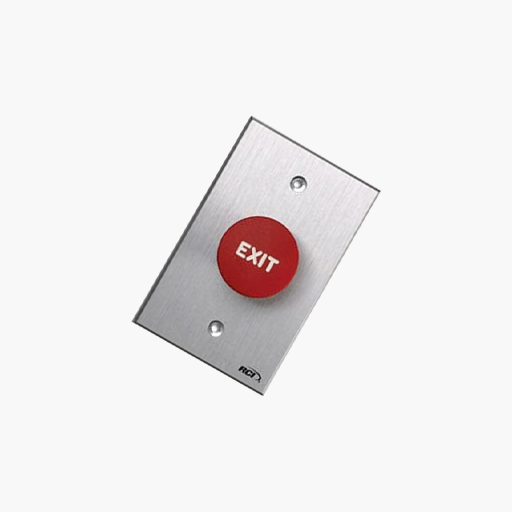 RCI 918 Tamper-Resistant Exit Push Button with Momentary Switch