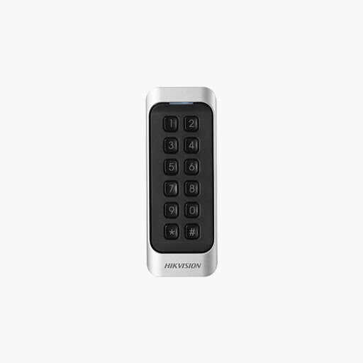 Hikvision DS K1107AMK Mifare Card Reader with Keypad Black