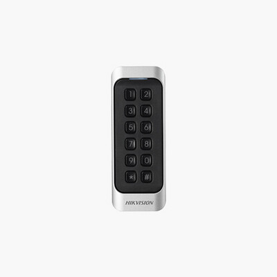 Hikvision DS K1107AMK Mifare Card Reader with Keypad Black