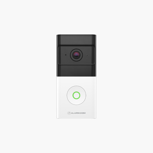 Alarm.com ADC-VDB780B 2MP Wireless Video Doorbell Black and White