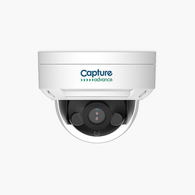 Capture Advance R2 8MPFXDOME 8MP WDR IR Dome IP Camera