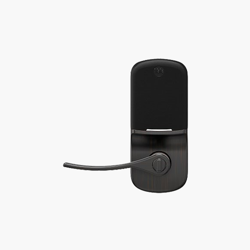 Yale YRL216-ZW2-0BP Assure Lever Push Button Keypad Lever Lock