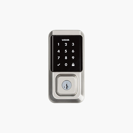 Weiser GED2500 Halo Wi-Fi Touchscreen Smart Lock Satin Nickel