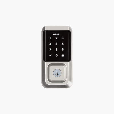 Weiser GED2500 Halo Wi-Fi Touchscreen Smart Lock Satin Nickel