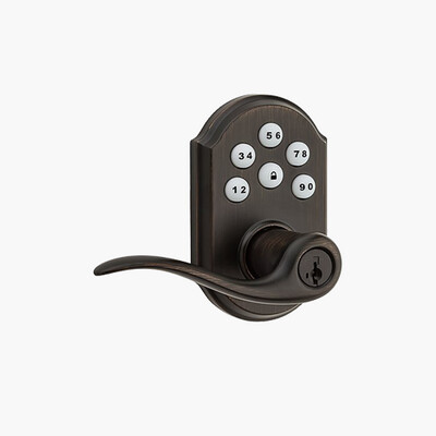 Weiser GED14550 SmartCode 5 Lever Electronic Lock Z-Wave Bronze