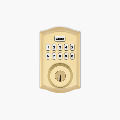 Weiser HC620 TRL Home Connect 620 Traditional Lock Brass
