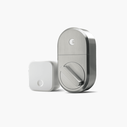 August Smart Lock Plus Connect Satin Nickel