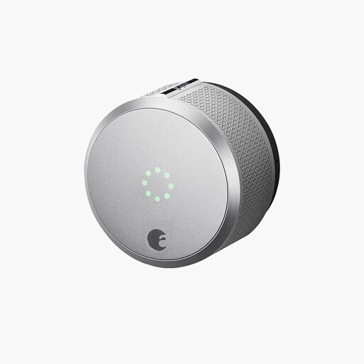 August Smart Lock Pro, 3rd Gen with Z-Wave, Silver