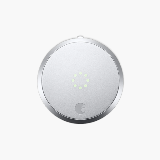 August Smart Lock Pro, 3rd Gen with Z-Wave, Silver