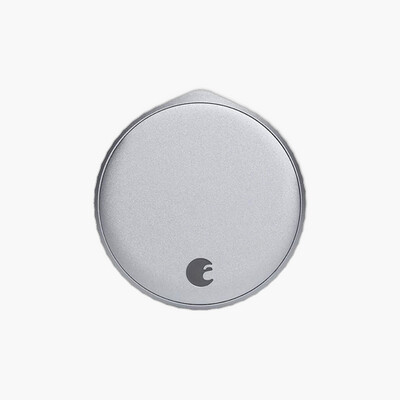 August Wi Fi Smart Lock Gen 4 Bluetooth Enabled Deadbolt Silver