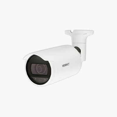 Hanwha ANO-L7022R A-Series 4MP Bullet Camera, 4mm Lens, White