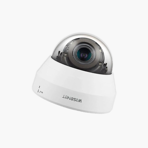 Hanwha QND-7082R Q-Series 4MP IR Dome, 3.2-10mm, White