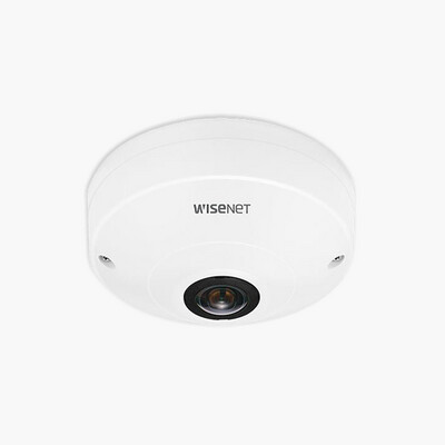 Hanwha QNF-8010 Q-Series 6MP Fisheye Camera, 1.14mm