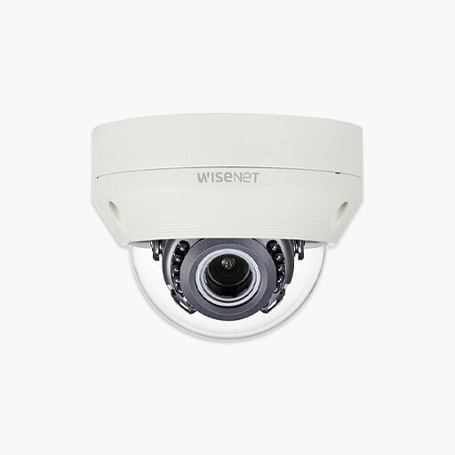 Hanwha SCV-6085R 2MP Analog IR Vandal Dome Camera, 10mm