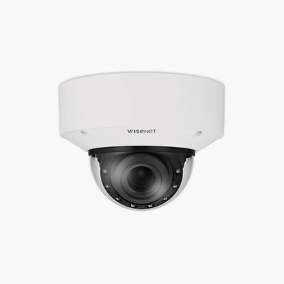 Hanwha XND-9083RV X Series 8MP Indoor IR Vandal Dome, 4.4-9.3mm