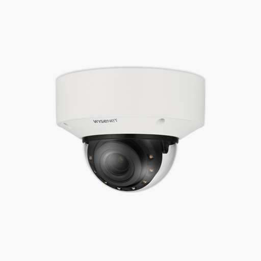 Hanwha XND-9083RV X Series 8MP Indoor IR Vandal Dome, 4.4-9.3mm