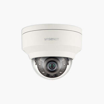 Hanwha XNV-8020R X-Series 5MP IR Outdoor Vandal Dome, 3.7mm