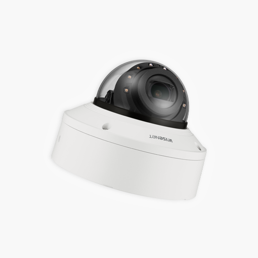 Hanwha XND-8082RV X-Series 6MP Vandal IR IP Dome, 2.8-8.4mm