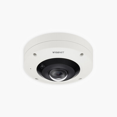 Hanwha XNF-9010RVM X Series 12 MP IR Fisheye Camera, 1.08mm