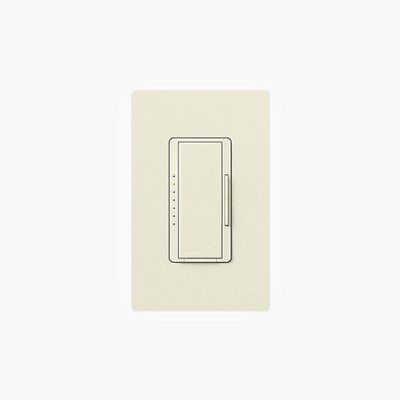 Lutron RRD-PRO-SW RadioRA 2 RF Maestro PRO Dimmer, Biscuit