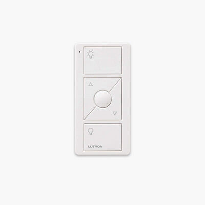 Lutron PJ2-3BRL-WH-L01R Pico 3-Button Remote for Caseta, White