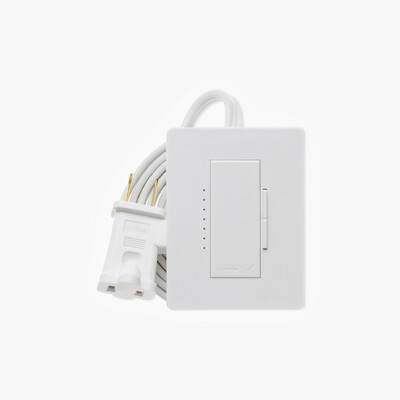 Lutron RRD-3LD-SW RadioRA 2 300W Tabletop Lamp Dimmer, White Lutron RRD-3LD-SW RadioRA 2 300W Tabletop Lamp Dimmer, White