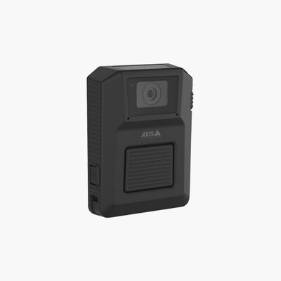 AXIS W101 1080p Body Worn Camera, 2.1mm Lens, Black