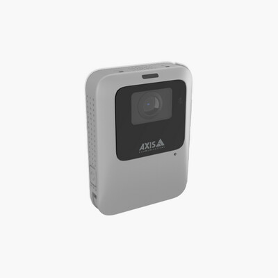 AXIS W110 Body Worn Sleek Wearable Camera Gray