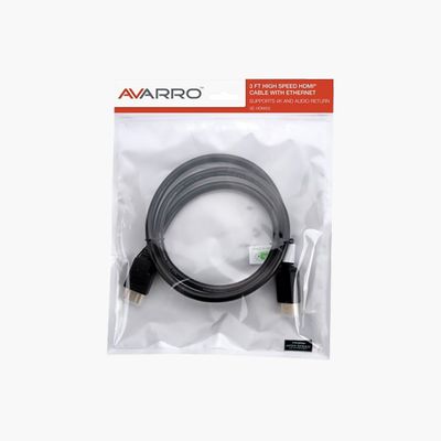 Avarro 0E HDMI03 3 Ft 1080P HDMI Cable with Ethernet