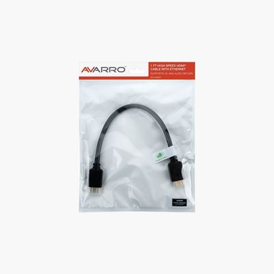 Avarro 0E HDMI01 1 Ft 1080P HDMI Cable with Ethernet