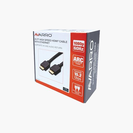Avarro 0E HDMI25 25 Ft 1080P HDMI Cable with Ethernet