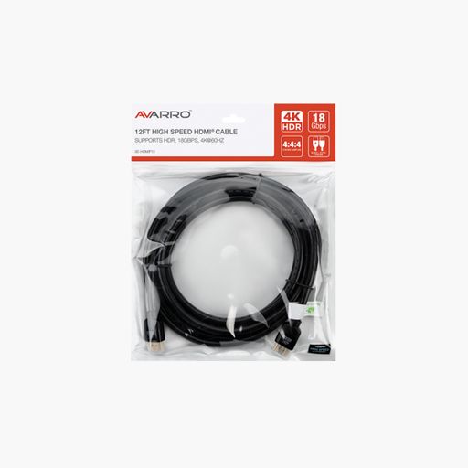 Avarro 0E HDMIP12 12 Ft UHD 4K HDMI Cable with Ethernet