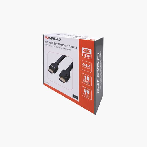 Avarro 0E HDMIP50 50 Ft UHD 4K HDMI Cable with Ethernet