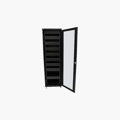 AVARRO RK-ER42U 42 Unit Equipment Rack, Assembled, Black