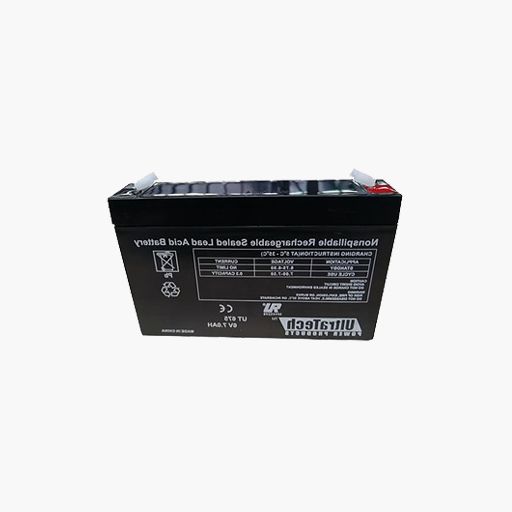 UltraTech IM-675 6V, 7.5Ah SLA Battery, F1 Terminal
