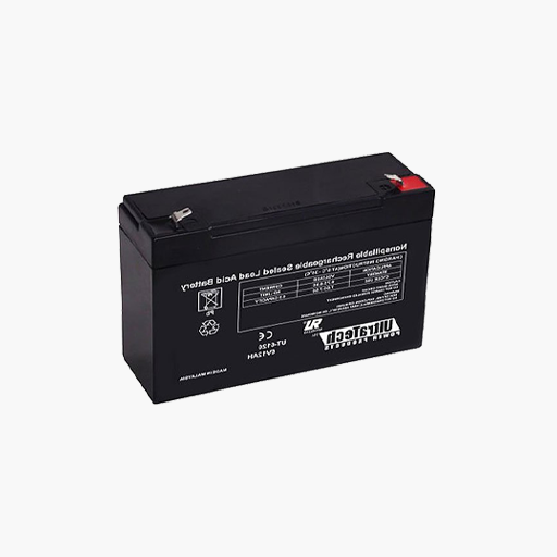 UltraTech IM-6120 6V, 12Ah SLA Battery, F1 Terminal