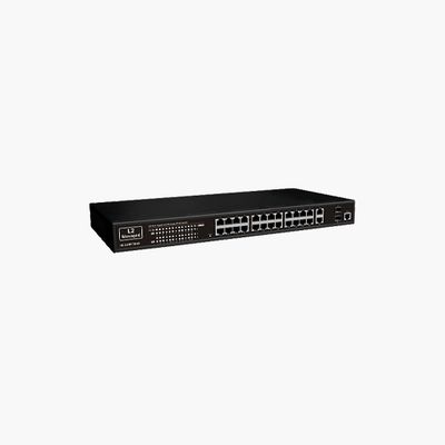 UltraTech 0E-24PRTMAN 28-Port Gigabit L2 Managed PoE Switch