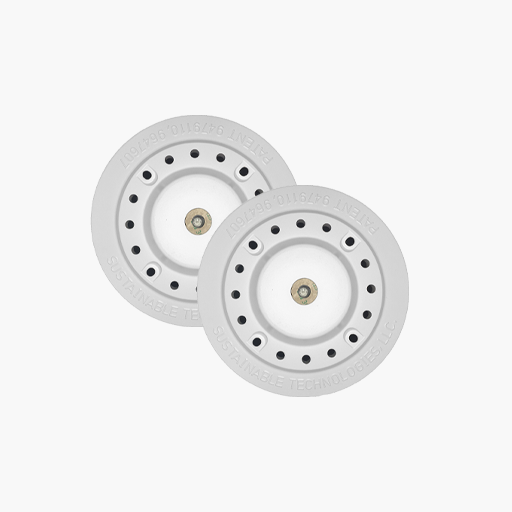 Facet Mount High Strength Roof Equipment, White Powder Coating