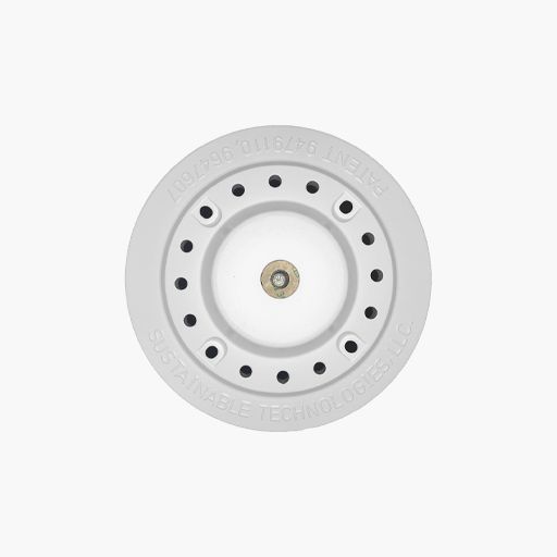 Facet Mount High Strength Roof Equipment, White Powder Coating